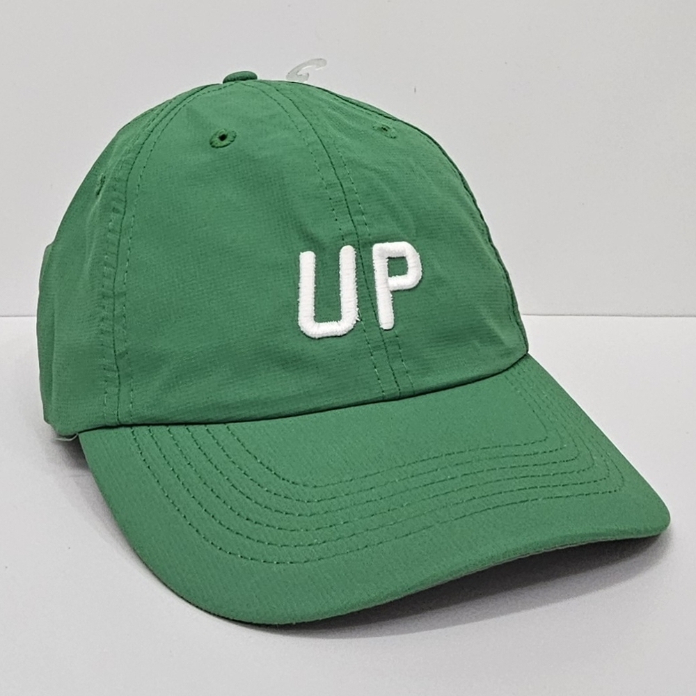Wheels Up Dad Hat-Green "UP" Adjustable Cap In Green